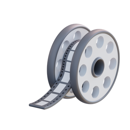 Film Reel  3D Icon