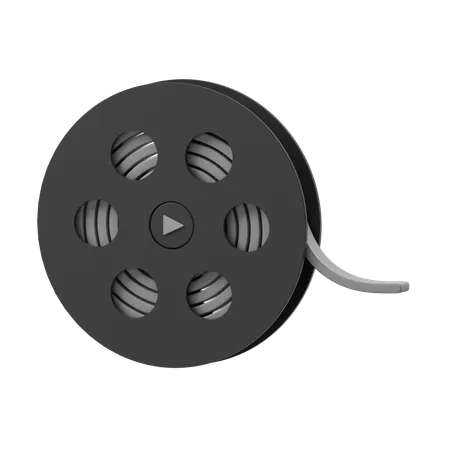 Film reel  3D Icon