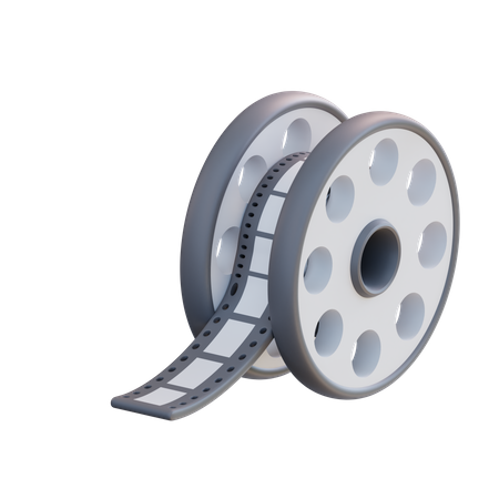 Film Reel  3D Icon