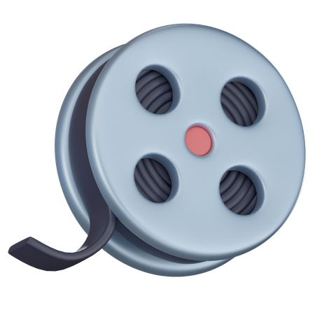 Film Reel  3D Icon