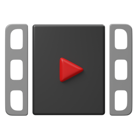 Film reel  3D Icon