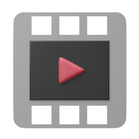 Film reel  3D Icon