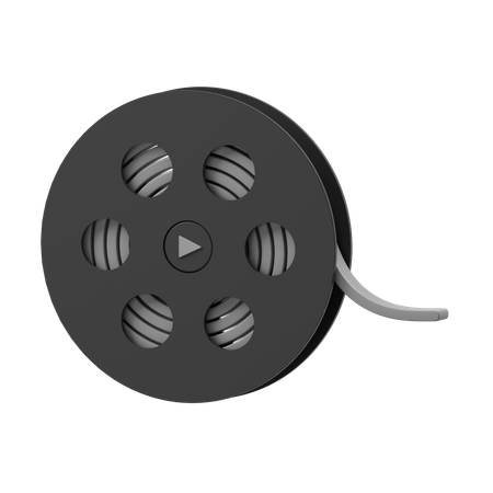 Film reel  3D Icon