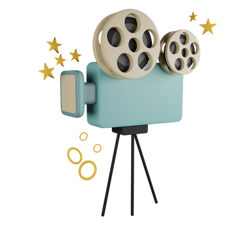 Film reel  3D Icon