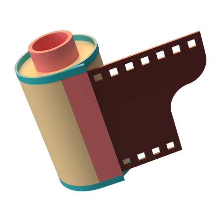 フィルムロール  3D Icon