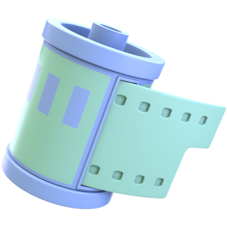 Film Roll  3D Icon