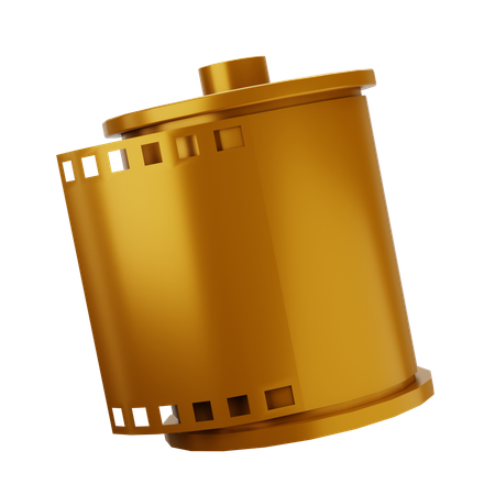 Film Roll  3D Icon