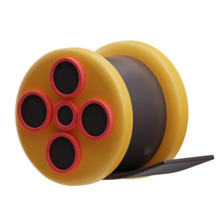 Film Roll  3D Icon