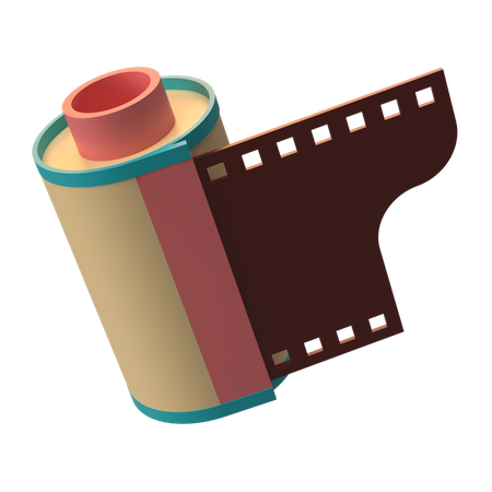 Film Roll  3D Icon