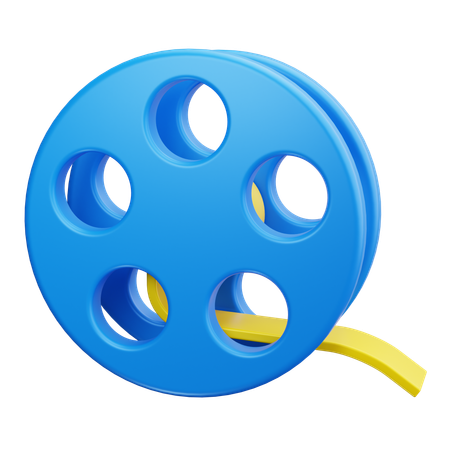 Film Roll  3D Icon