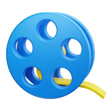 Film Roll  3D Icon