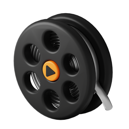 Film Roll  3D Icon