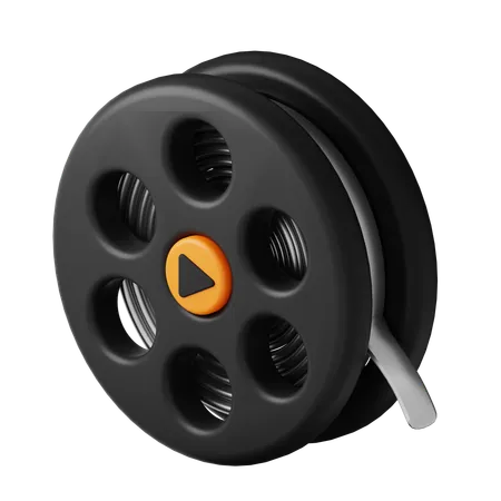 Film Roll  3D Icon