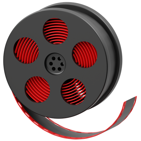 Film Roll  3D Icon