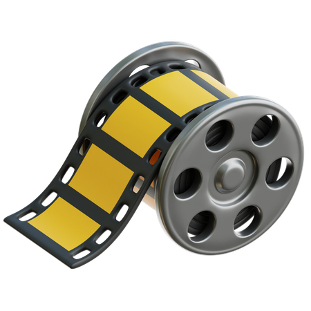 Film Roll  3D Icon