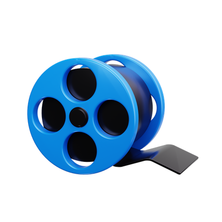 Film roll  3D Icon