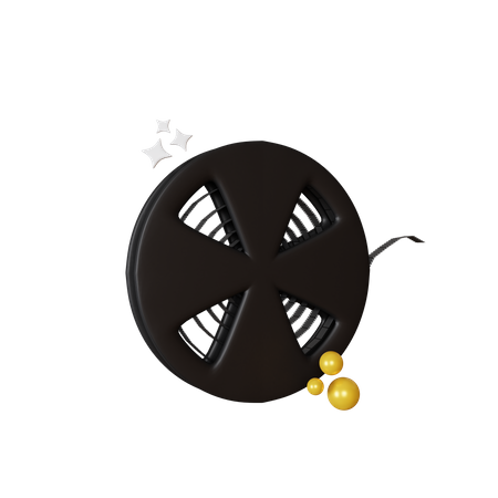 Film Roll  3D Icon