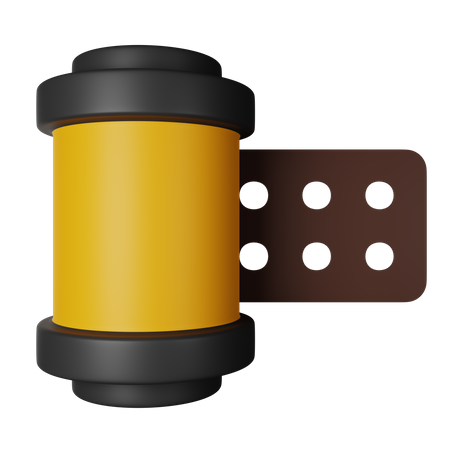 Film Roll  3D Icon