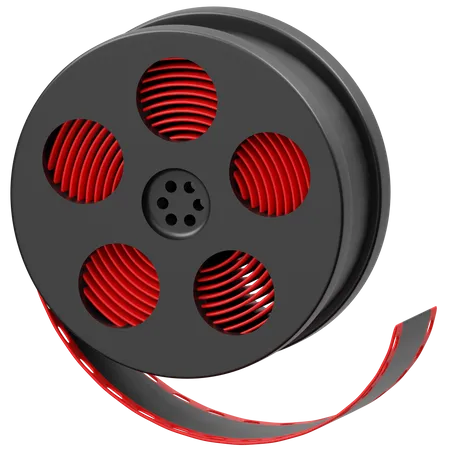 Film Roll 3D Icon