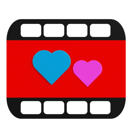 Film romantique  3D Icon