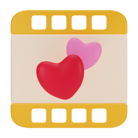 Film romantique  3D Icon