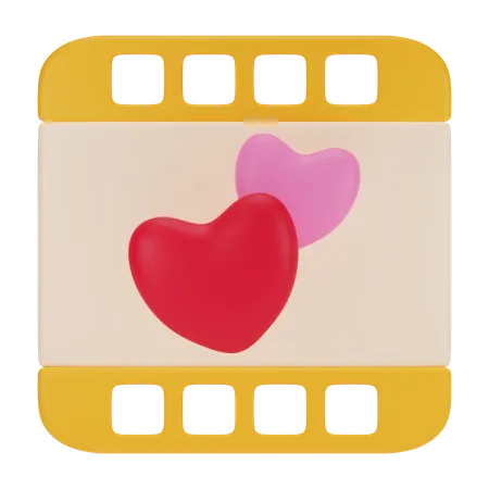 Film romantique  3D Icon