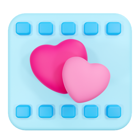 Film romantique  3D Icon