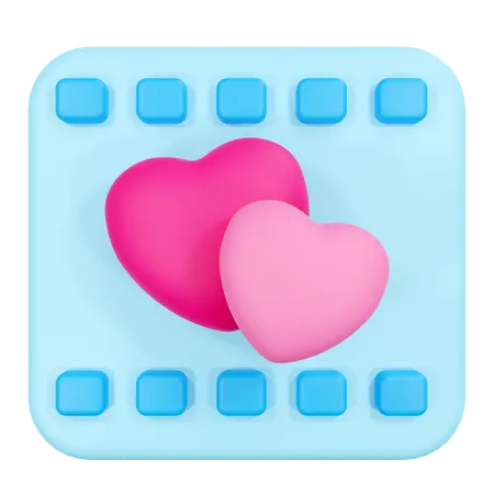 Film romantique  3D Icon