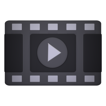 Film Strip  3D Icon