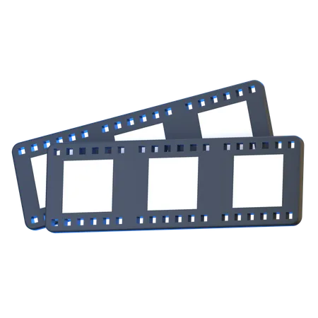 Film Strip  3D Icon