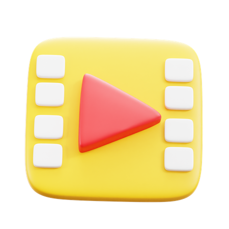 Film Strip  3D Icon