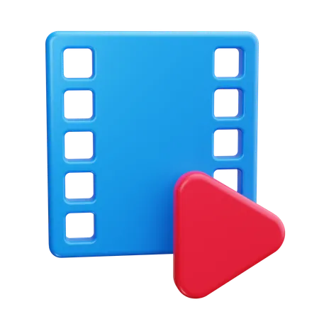 Film strip  3D Icon