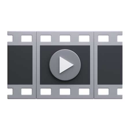 Film Strip  3D Icon