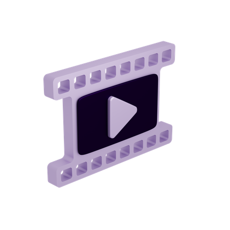 Film Strip  3D Icon