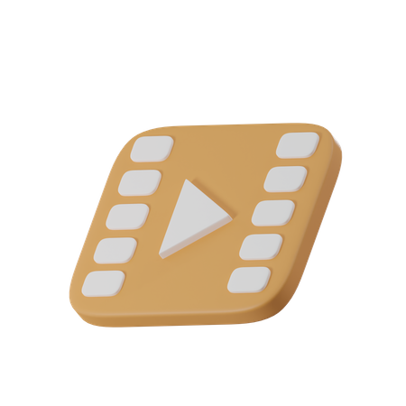 Film Strip  3D Icon