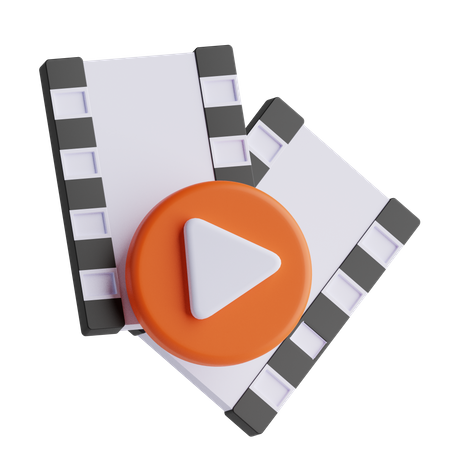 Film Strip  3D Icon