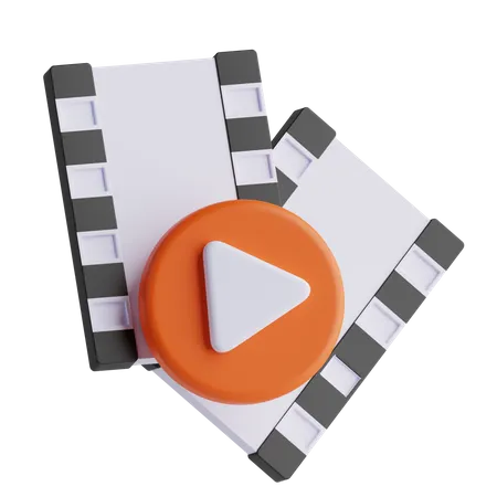 Film Strip  3D Icon