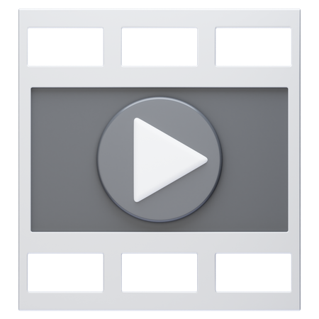 Film Strip  3D Icon