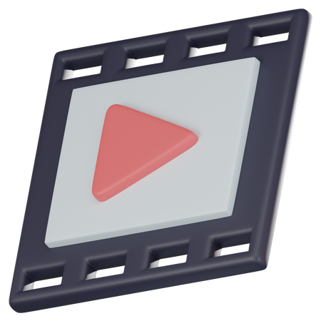Film Strip  3D Icon