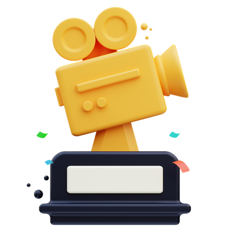 Film Trophy  3D Icon