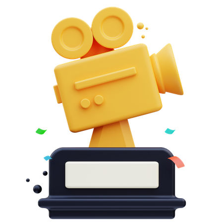 Film Trophy 3D Icon