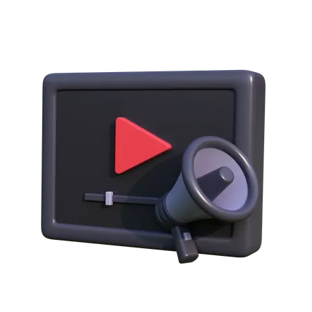 Filmwerbung  3D Icon