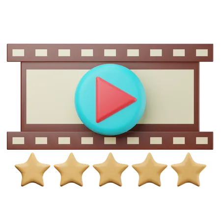 Filmbewertung  3D Icon