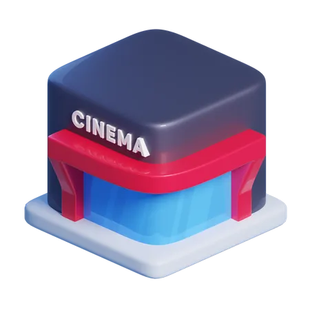 Icone 3 D De Cinema Ou Bioskop 3D Icon