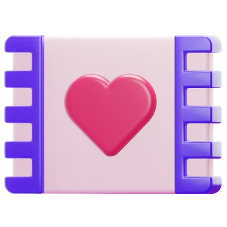 Filme de amor  3D Icon