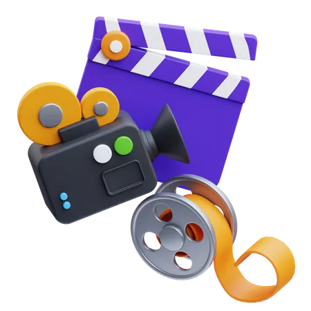 Filmemachen  3D Icon