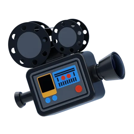 Filmkamera  3D Icon