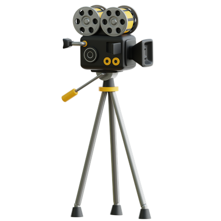 Filmkamera  3D Icon