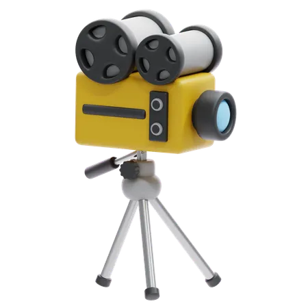 Filmkamera  3D Icon