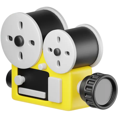 Filmkamera  3D Icon